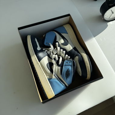 jordan 1 retro obsidian 38
