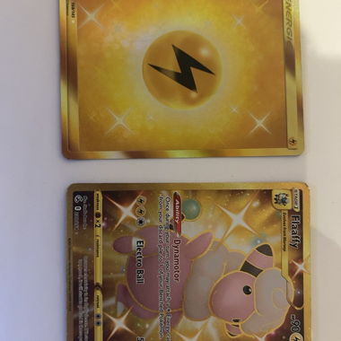 2 Carte Pokémon Gold Shiny dorate