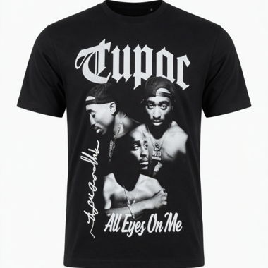 T-shirt Tupac Nero