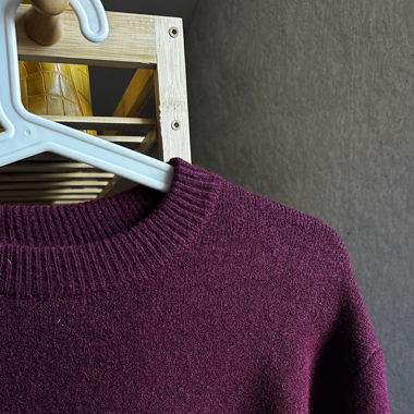 Pull bordeaux Zara