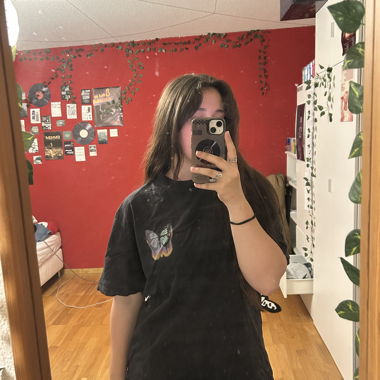 T-shirt graphique noir
