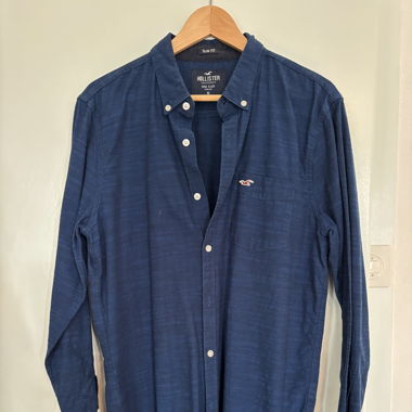 Hollister Hemd blau