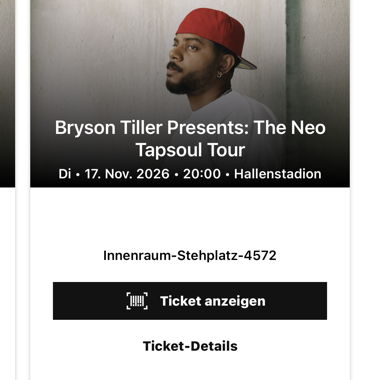Biglietti Bryson Tiller