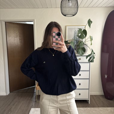 Lacoste Wool Sweater (dark blue)