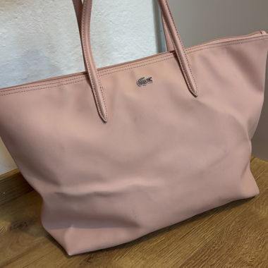 Lacoste pale pink bag