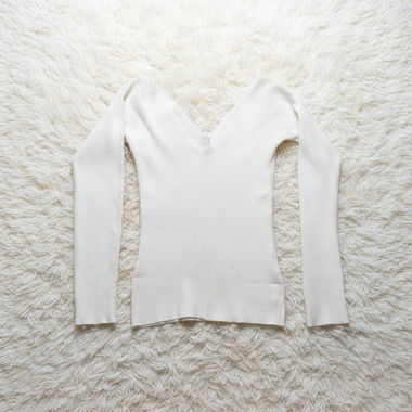 Haut blanc manches longues