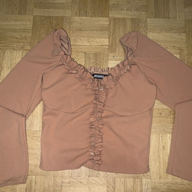 Missguided gerafftes Top