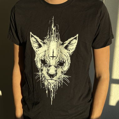 T-shirt goth nero