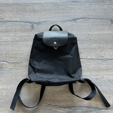 Schwarzer Longchamp Rucksack