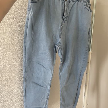 Jeans in Denim Azzurro Chiaro