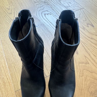 Bottine cuir femme