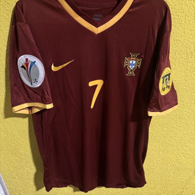 Maglia retrò del Portogallo ai Mondiali 2002 di Luis Figo