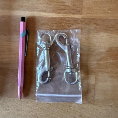 Lot de 2 mousquetons