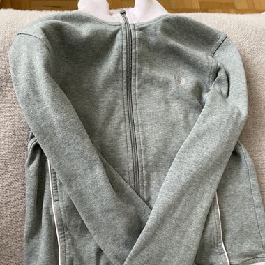  Vintage Fred Perry Jacke grau / pink