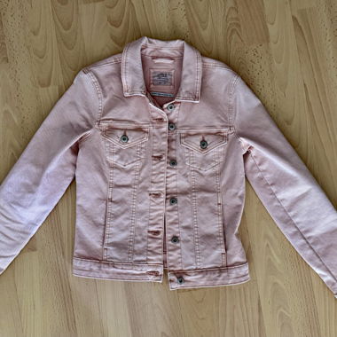 Veste en jean Clockhouse rose