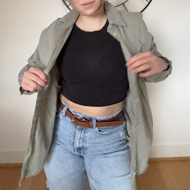 Stradivarius linen shirt
