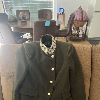 Giacca kaki stile militare