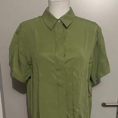 Chemise à manches courtes Samsøe verte