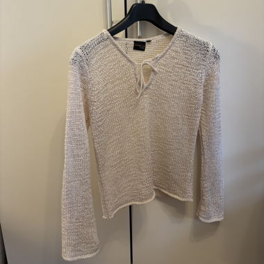 Weisses transparentes Top