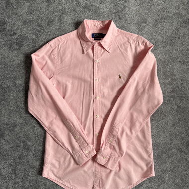 Ralph Lauren Herrenhemd langärmlig rosa