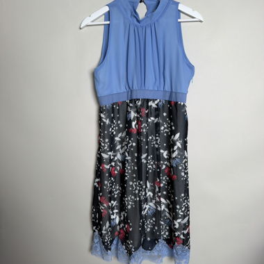 SARA floral sleeveless dress