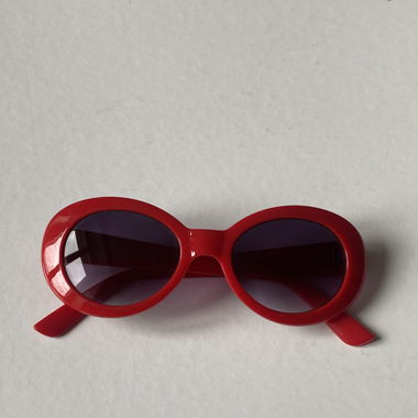 Lunettes de soirée rouges 