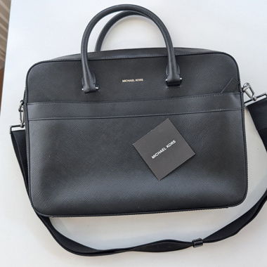 Michael Kors Harrison Leather Briefcase 