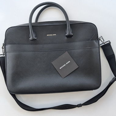 Michael Kors Harrison Leather Briefcase 