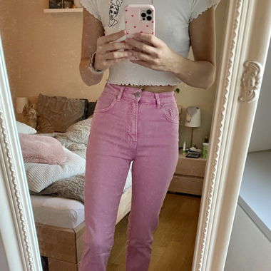 Pinke Stradivarius Jeans