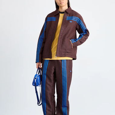 Ensemble d’entraînement Adidas Club (veste et pantalon) marron