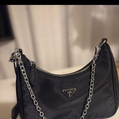 Prada shoulder bag with chain