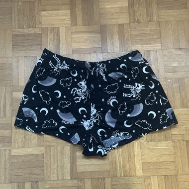 Killstar moon print sleep shorts