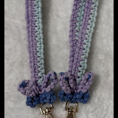 Keychain, Macramé, Butterfly 