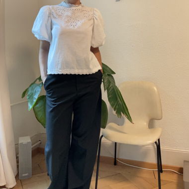 Puffärmel Bluse