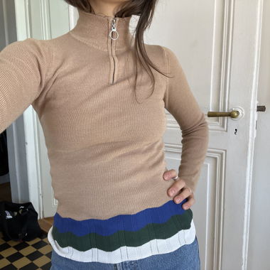 Maglione con zip Sandro