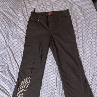 embroidered pants