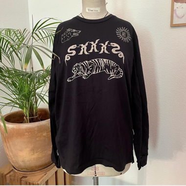 Schwarzes Langarm-Shirt von Diesel