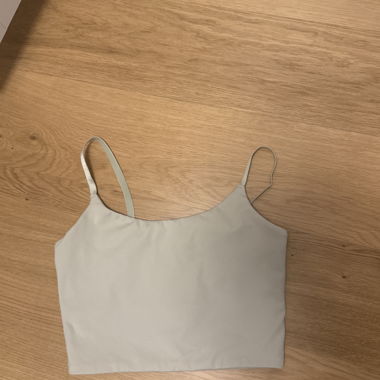 Mint-coloured sports top