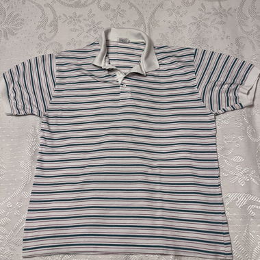 Vintage-Poloshirt mit Streifen