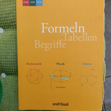 Cahier de formules pour mathématiques, chimie et physique Gymer