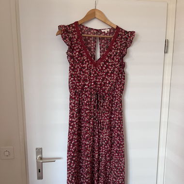 Robe longue Lili et lala rouge 