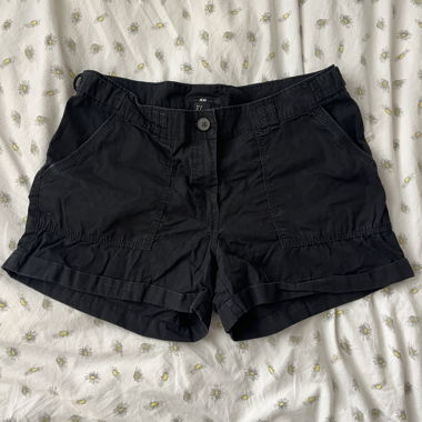Schwarze Casual-Shorts