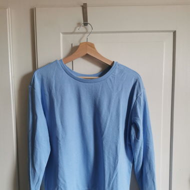 Hellblaues Sweatshirt 