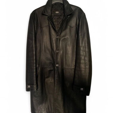 Versace Leder Mantel