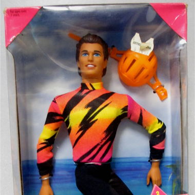 1994 Hot Skatin' Barbie Ken Roll- & Schlittschuhe
