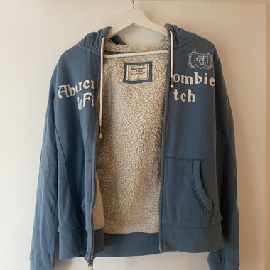 Abercrombie & Fitch Fleece-Kapuzenjacke S