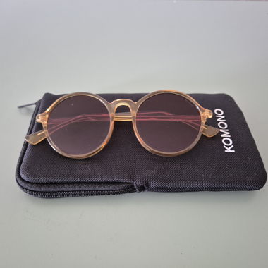 Lunettes Komono Madison jaune/bordeaux