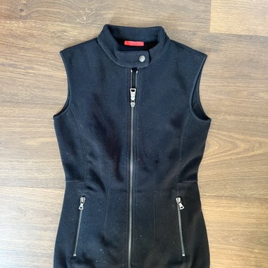 Prada Black Zip Fleece Vest