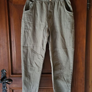 Pantalon décontracté kaki