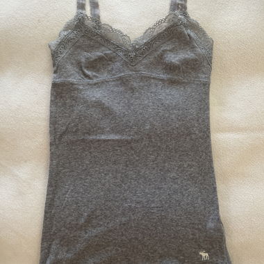 Abercrombie&Fitch Y2K Grey lace camisole top